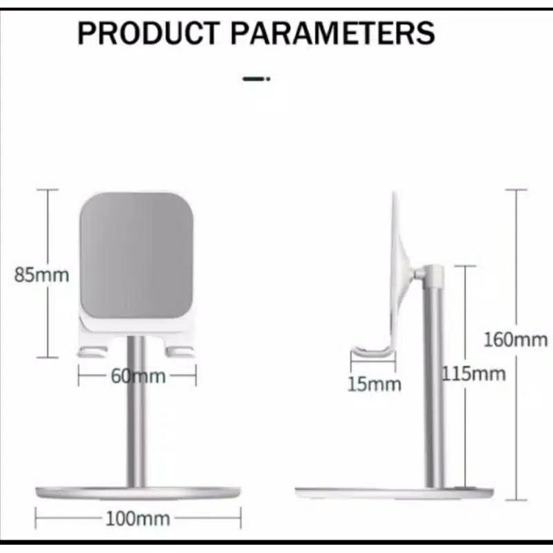 Dekstop Support stand holder for Phone and Tablet 011 Terbaru