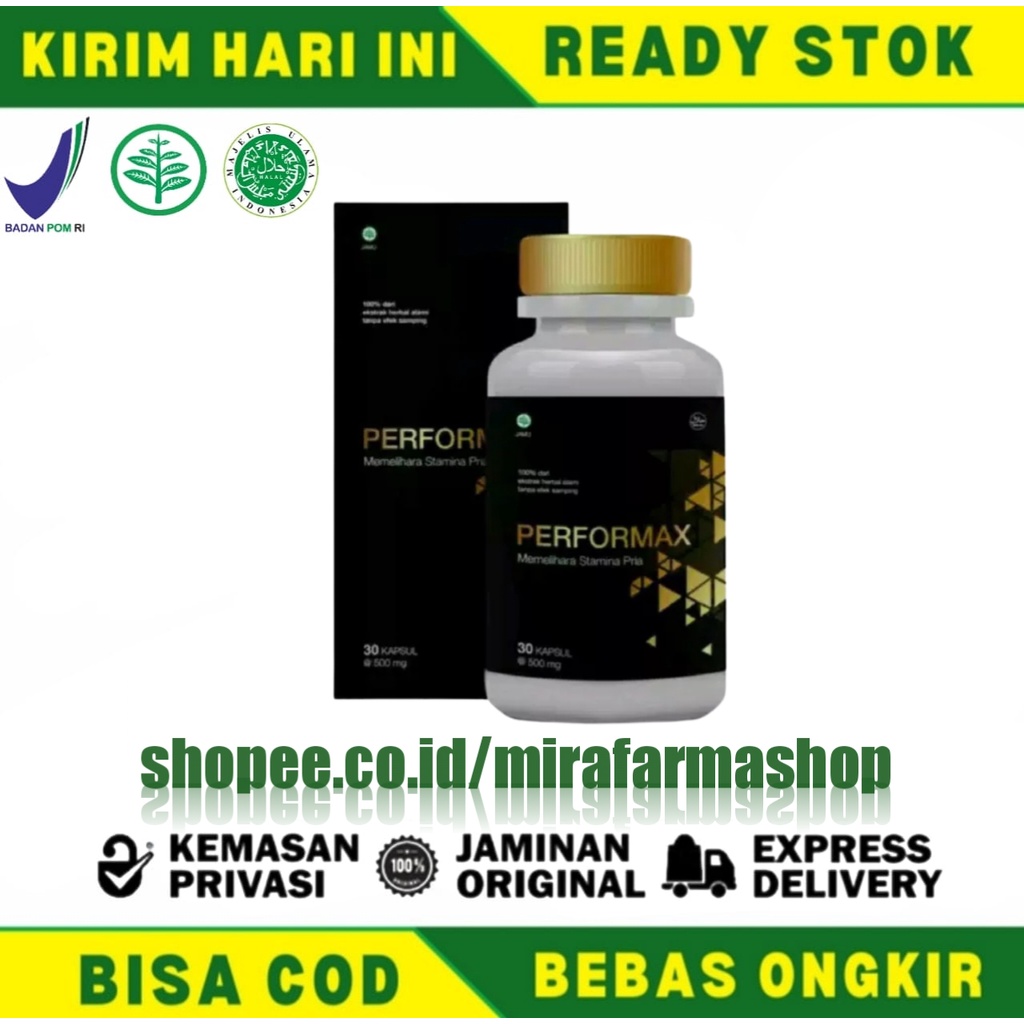 PERFORMAX Asli Kapsul Herbal Pria Tahan Lama 100% Alami Original