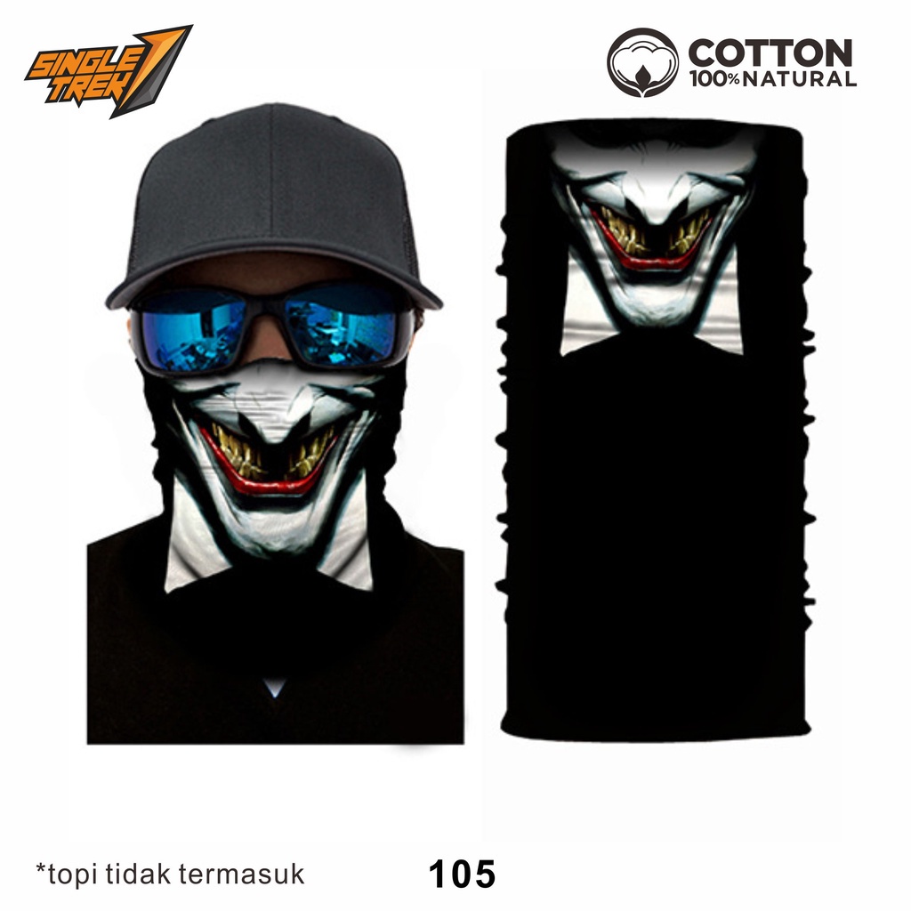 Buff Headwear super stretch adem ORI Singletrek1 Headwear Elastis 105- Joker 1