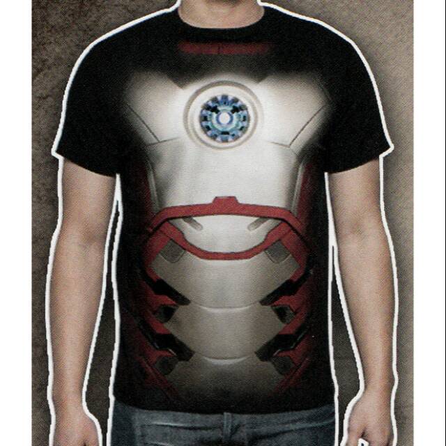 Kaos Tshirt Superhero Iron Man E051