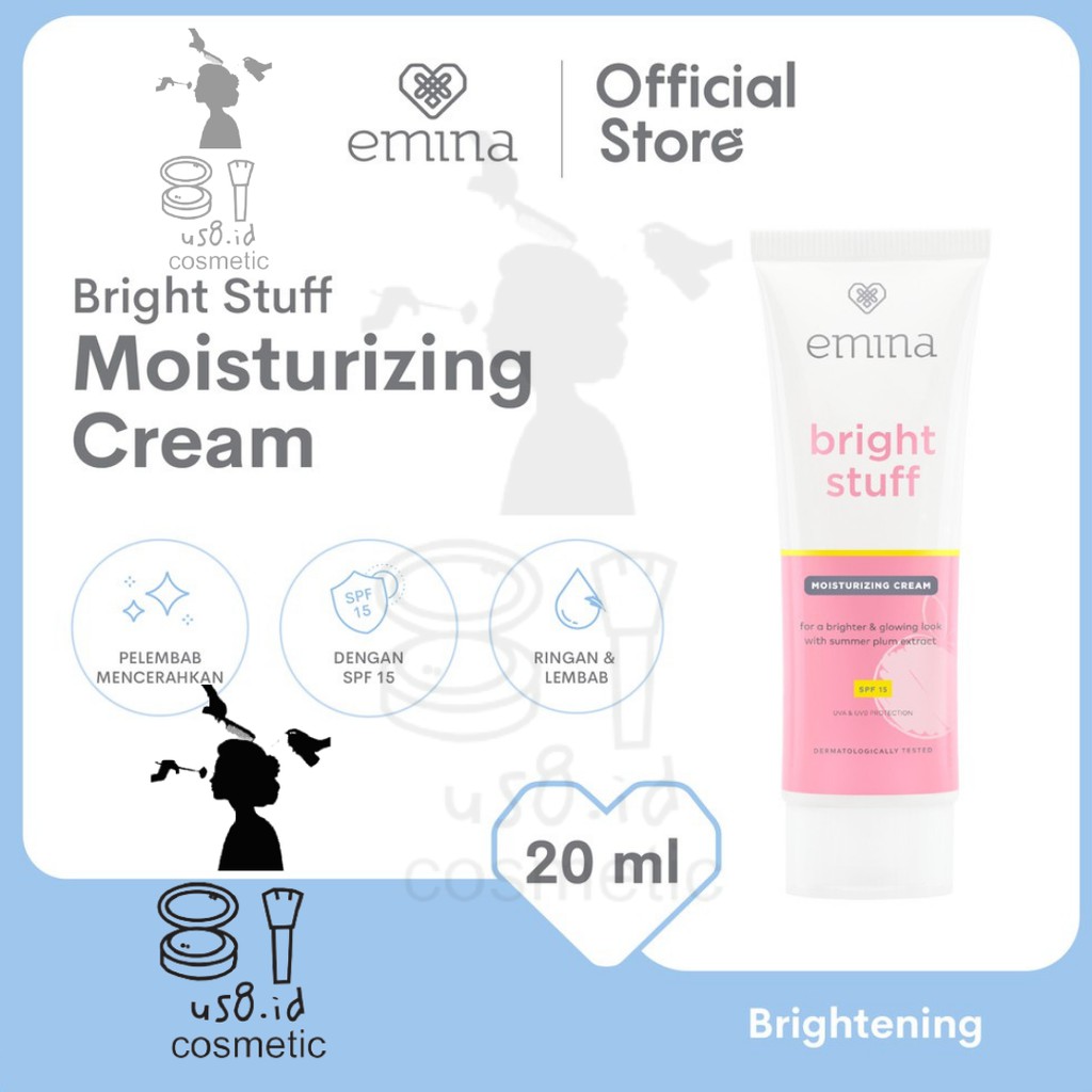 EMINA Bright Stuff Series | pencerah Emina toner face wash moisturizing tone up ACNE PRONE