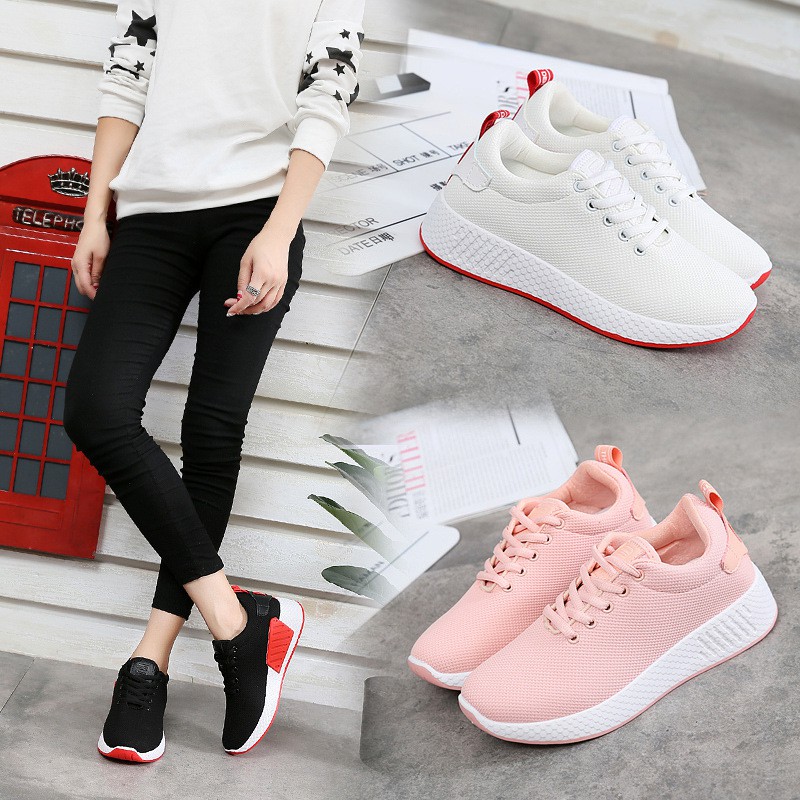 Sepatu Sneakers Wanita Sepatu Olahraga Import cewek Korea Trendy SP-061