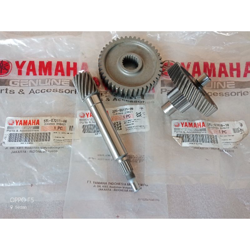 Gigi ger gardan mio karbu ger box mio sporty gear transmisi mio sporti as gardan mio sporty