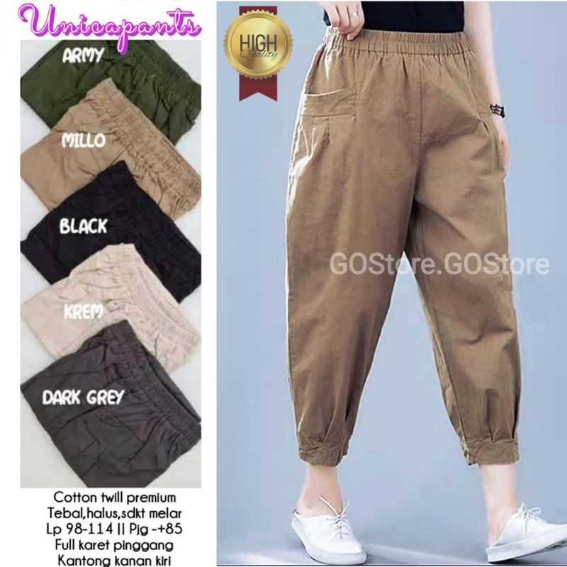 MERRA PANTS | Celana Baggy Wanita Kekinian | Celana Katun Twill Premium Korean Style