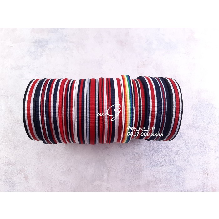 

Pita Grossgrain Mix Motif C; Lebar 2 cm; Panjang 28.5 yard