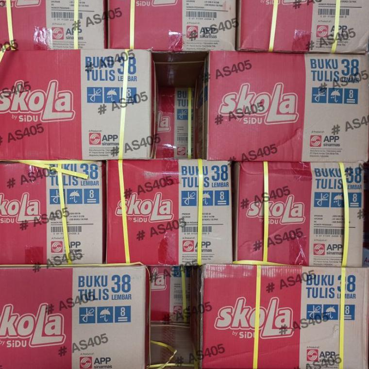 

READY STOCK Buku Tulis Murah SKOLA isi 38 lembar (Produk dari buku Sidu) 3998 ぼ