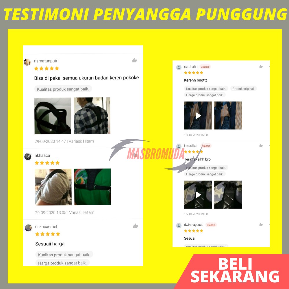 Alat Pelurus Penyangga Penegak Punggung Bungkuk Power Magnetik Back Support Alat Penegak Badan