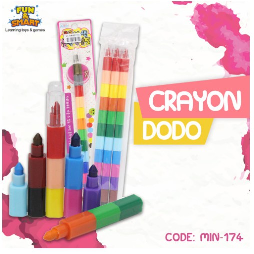 

CRAYON DODO KRAYON TINGKAT PENSIL WARNA SET ISI 12 WARNA ALAT MEWARNAI 27cm