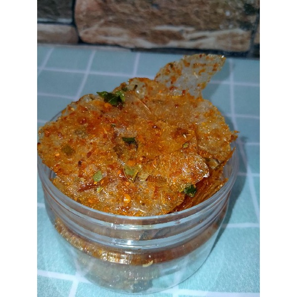 

KRIPCA Keripik Kaca Pedas Daun Jeruk 250gr