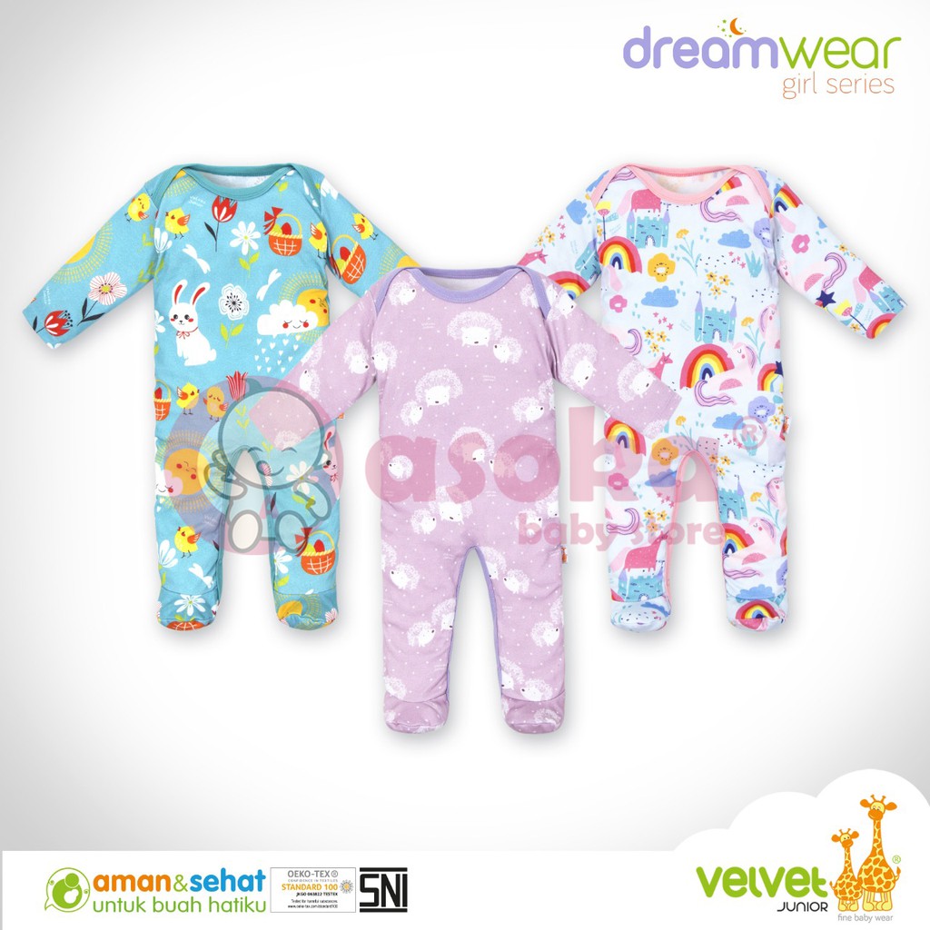 Velvet Junior Dream Wear isi 3 Girls / Cewek ASOKA