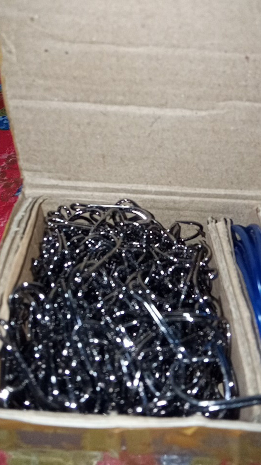 Double Hook No.1 Black Nikel