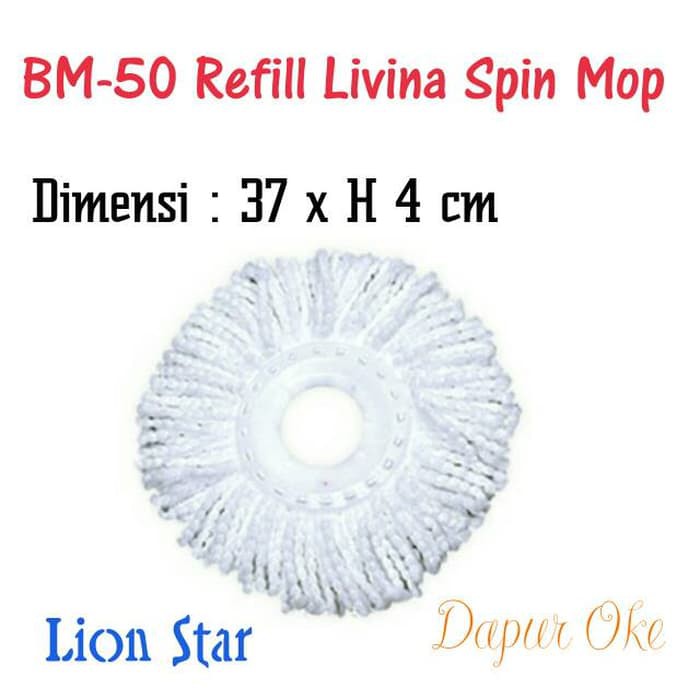 BM-50 Refill Livina Spin Mop Lion Star