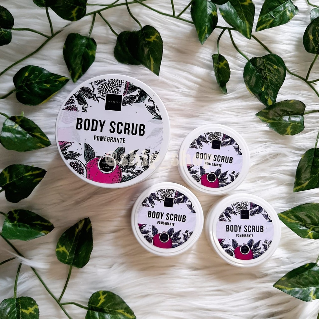 SCARLETT BODY SCRUB ALL VARIANT - LULUR SCARLETT mini size