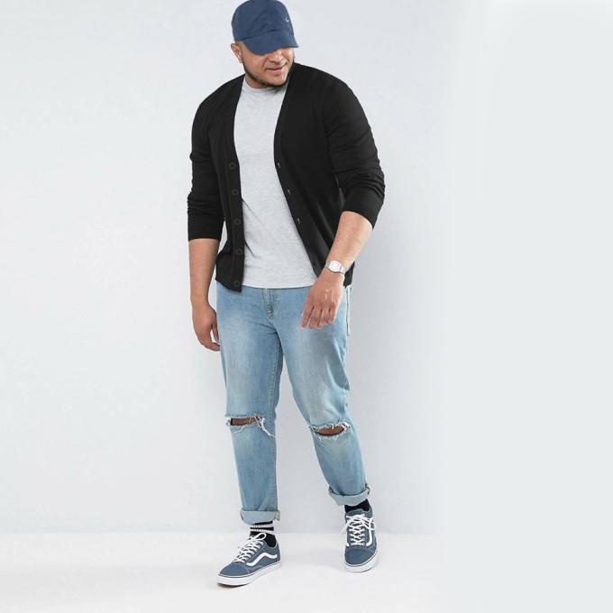 Jfashion Cardigan Rajut BIG SIZE Knitting Pria - Alvin Jumbo