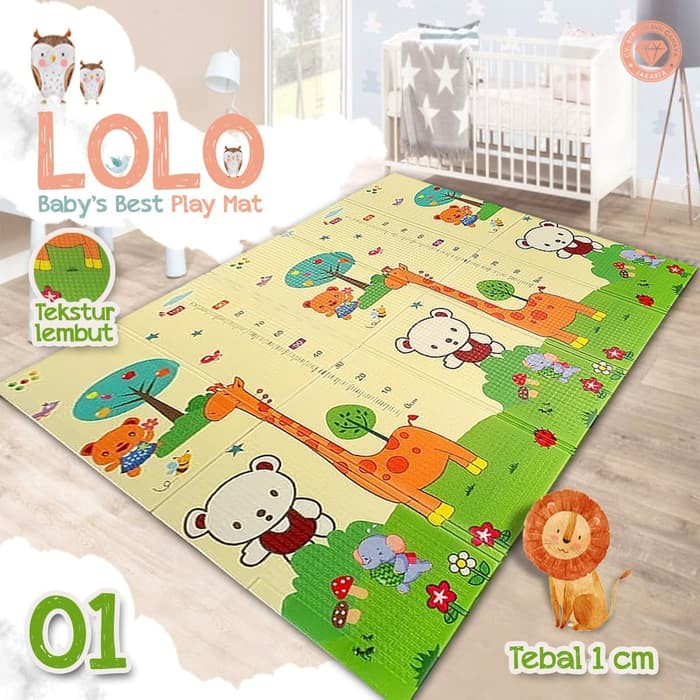LOLO Karpet Playmat Anak 180X200