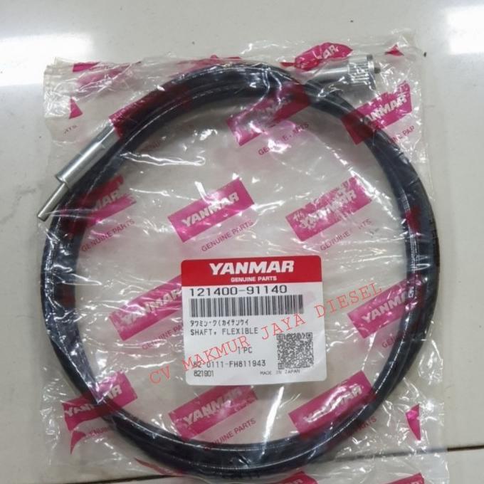 Cable Tachometer/Flexible Shaft 121400-91140 Yanmar Genuine Parts Terlaris