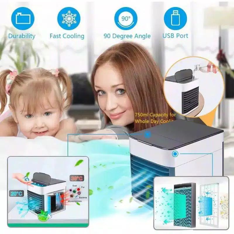 AC MINI /AC PORTABLE UBS ORIGINAL/IMPORT ARCTIC AIR ULTRA 2X COOLING POWER AIR