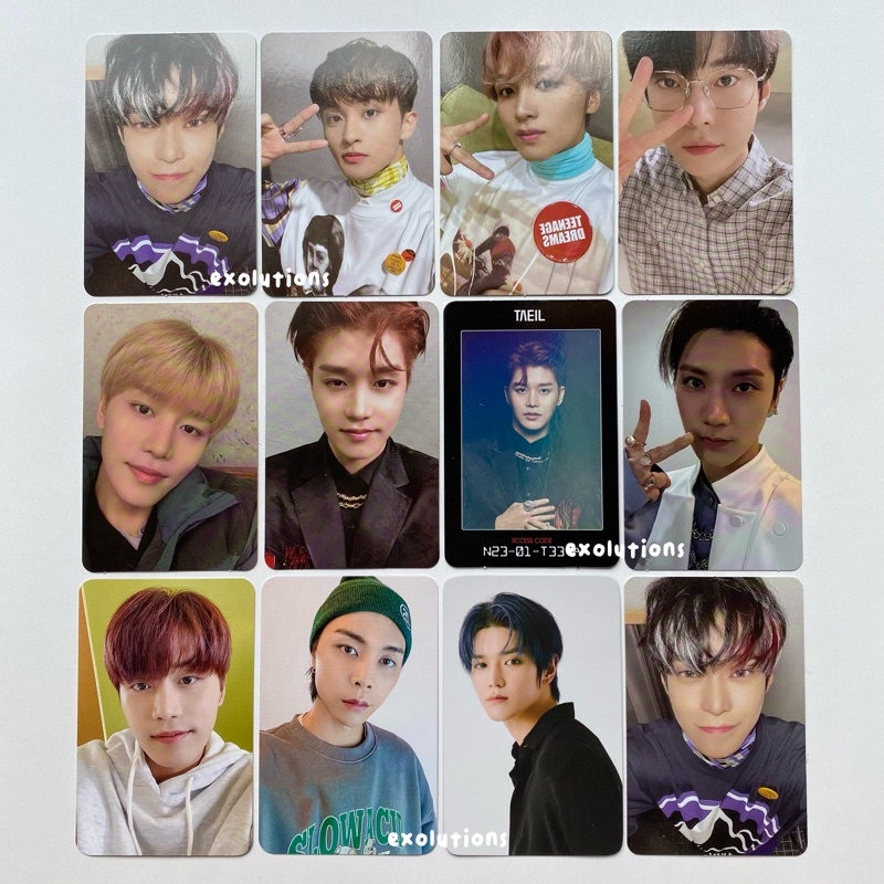 NCT Doyoung Mark Haechan Taeil Ten Johnny Taeyong Official Photocard [BACA DESC‼️] PC Album Sticker 