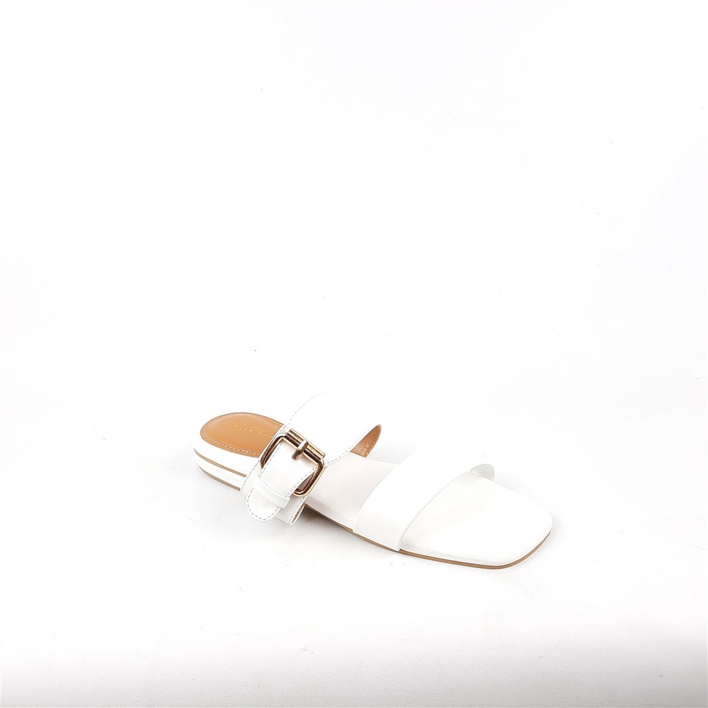 Sandal Flat Wanita Double Buckle Alea kae Aleera 35-41