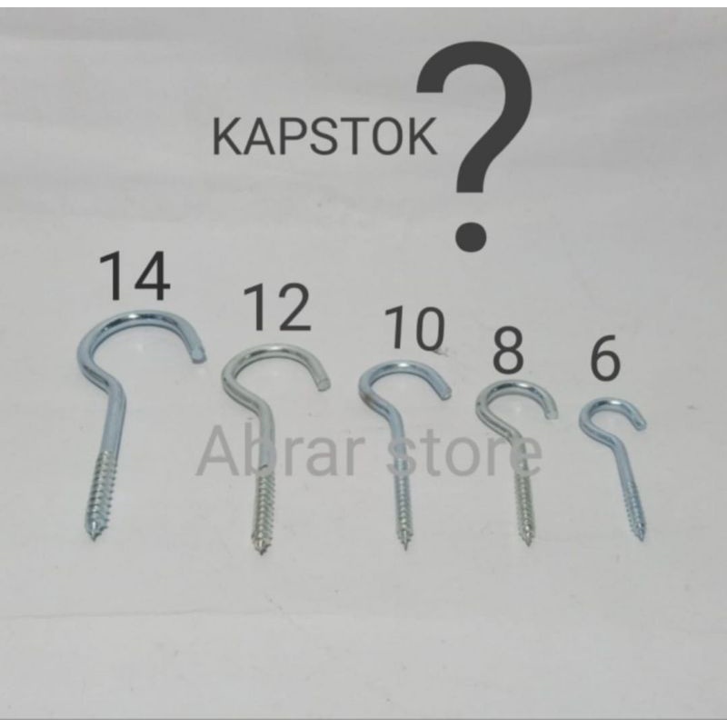 KAPSTOK/GANTUNGAN BURUNG/PAKU ULIR TANDA TANYA GANTUNGAN MULTI FUNGSI