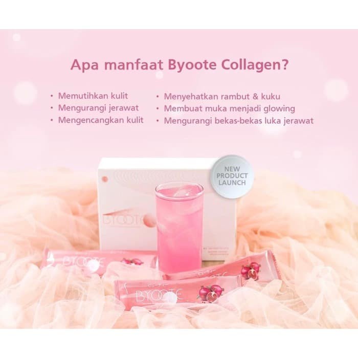 Byoote Ecer (1 Pcs) Eceran Satuan - Collagen Drink Minuman Kolagen Murah - Asli Original Official Halal BPOM