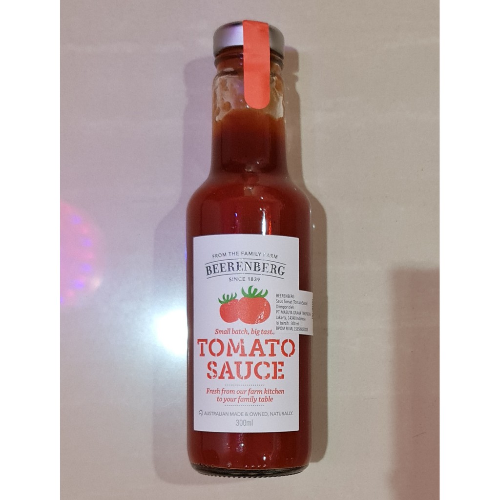 Beerenberg Tomato Sauce / Saos / Saus Tomat 300 Gram