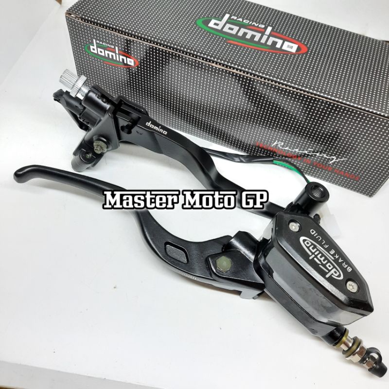 Master rem tabung oval Domino brake fluit Handle Domino Handle set Master Rem Kopling Set Domino Cnc type E2 Universal Motor Beat Vario CBR 150R Vixion Aerox Ninja sonic Fu Rx king vario150 scorpio Klx scoopy xride ADV