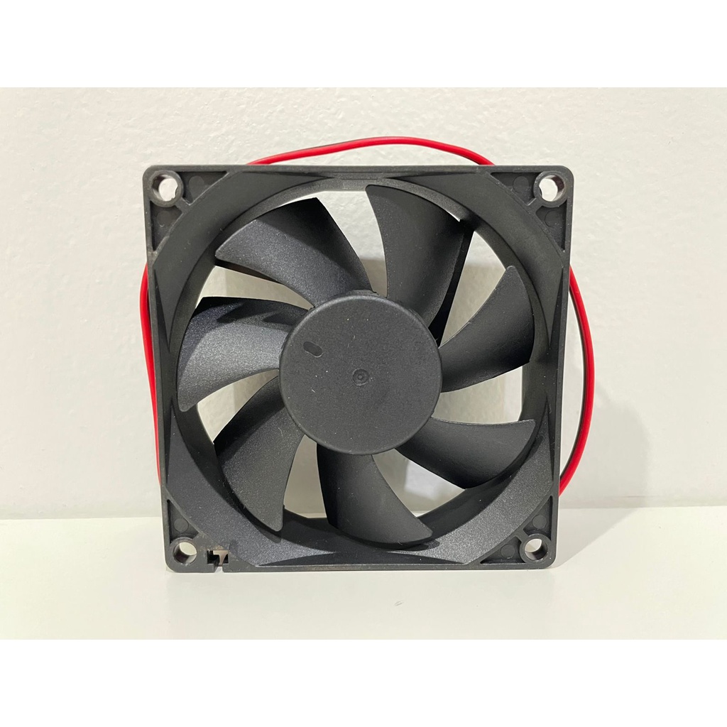 Fan DC 12V 24V 8x8 cm / Kipas DC 12V 24V tebal 2.5 cm 12 Volt 24 Volt