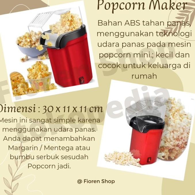 Popcorn Maker Mini Mesin Alat Pembuat Jagung Popcorn