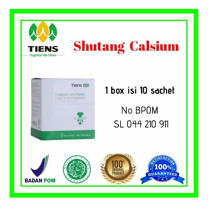 

shutang calsium tiens terjamin original 100%