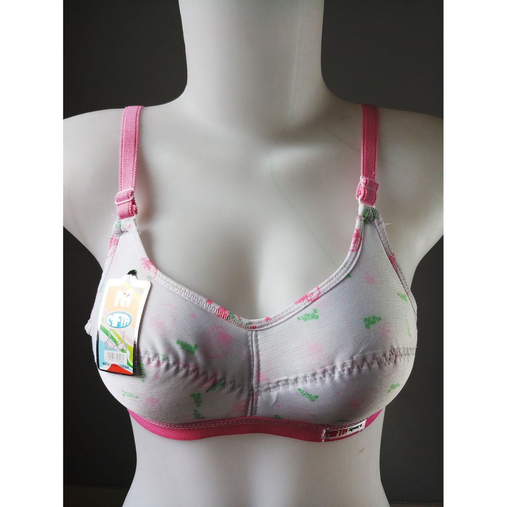 Bra uk 32-36/ BH Tanpa Kawat / BH ABG Anak Perempuan Motif Strawberry