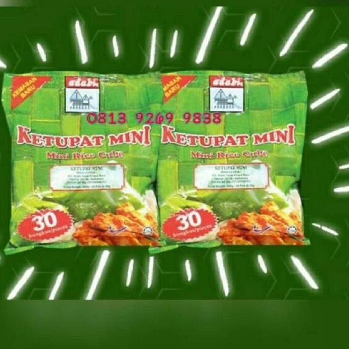 

Star Seller,,!! Ketupat Mini Adabi Mini Rice Cube Ketupat Lebaran Halal Malaysia adabi isi 30 tomyam