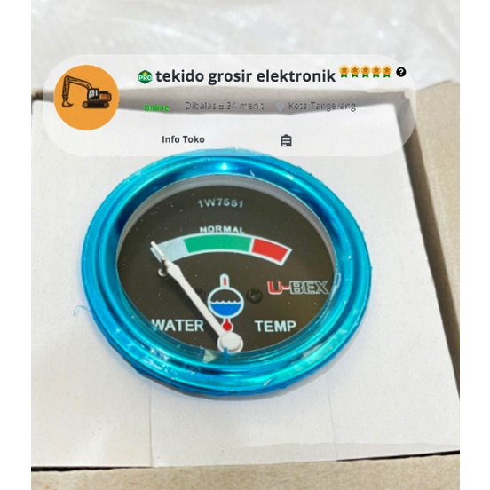 Water Temp watertemp water temperatur Indikator Air 1W-7551