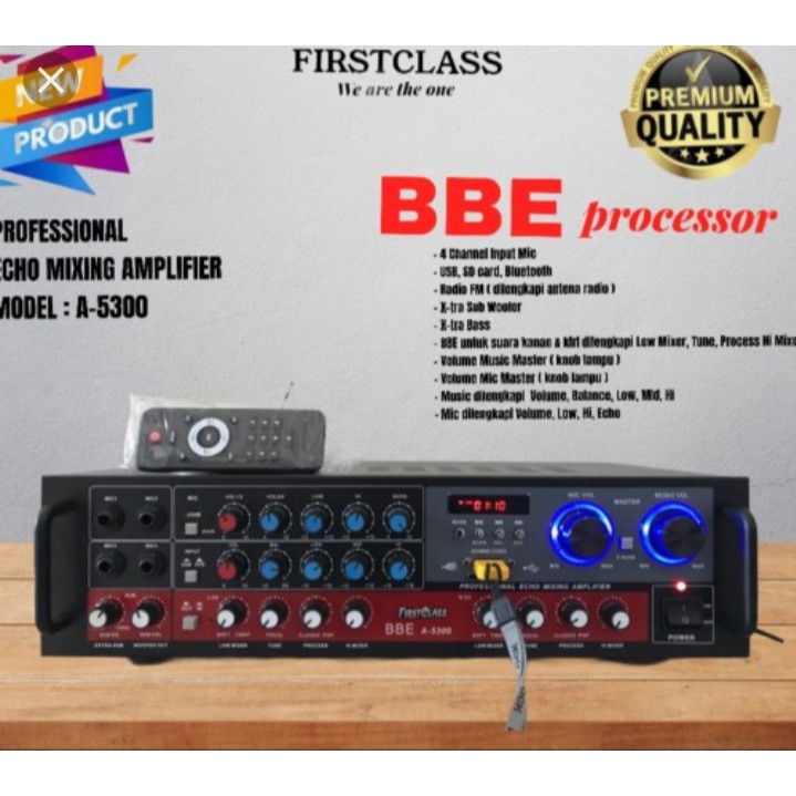 AMPLIFIER FIRSTCLASS FC A5300 BLUETOOTH FCA5300 F CA5300 FCA 5300