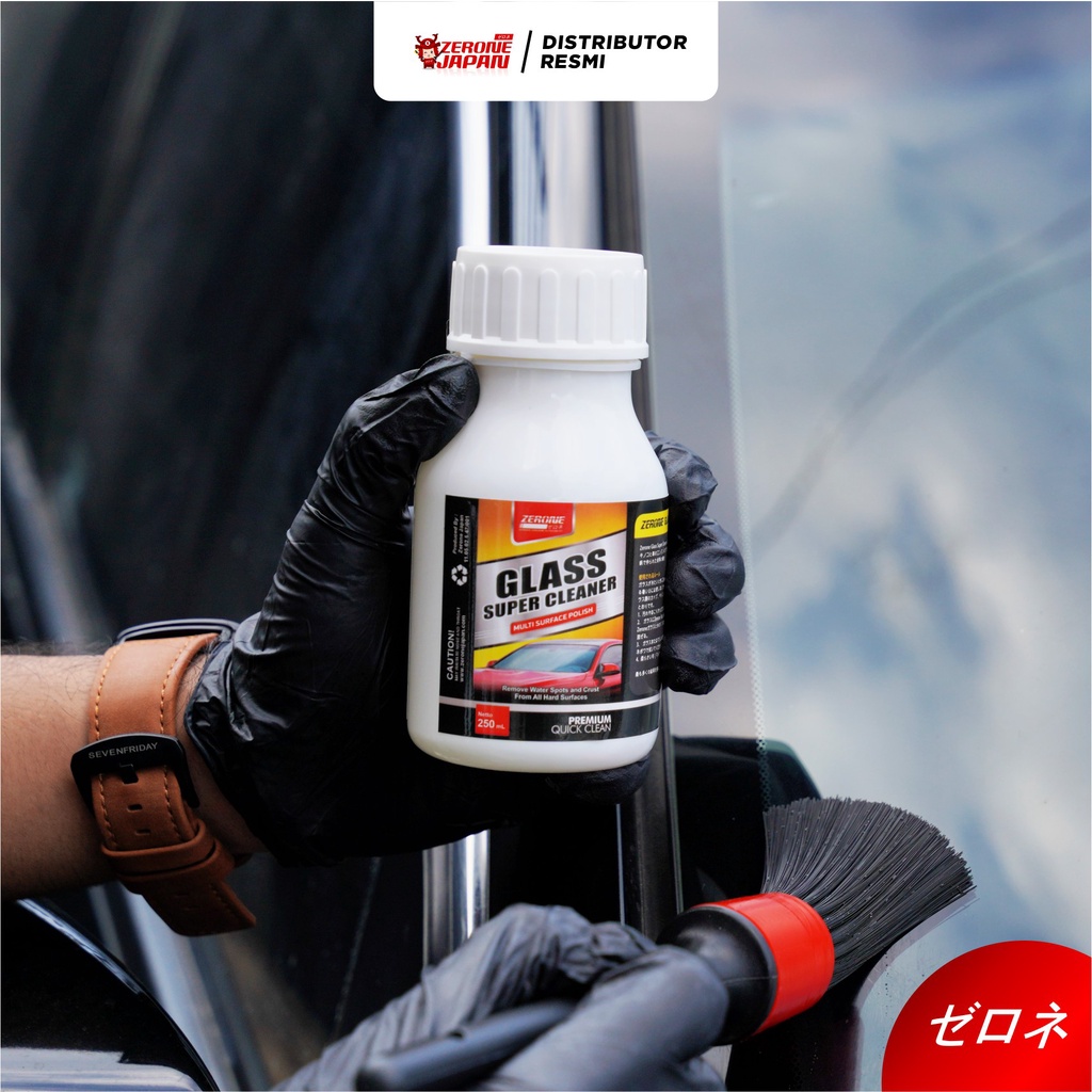 Zerone Glass Super Cleaner 250mL - Pembersih Jamur Kaca Body Kerak Mesin Mobil Diskon