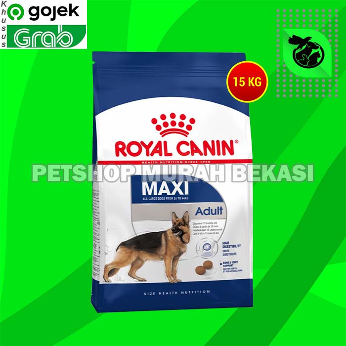 [GOSEND] Makanan Anjing Royal Canin Maxi Adult 15 Kg DogFood Ras Besar 15kg