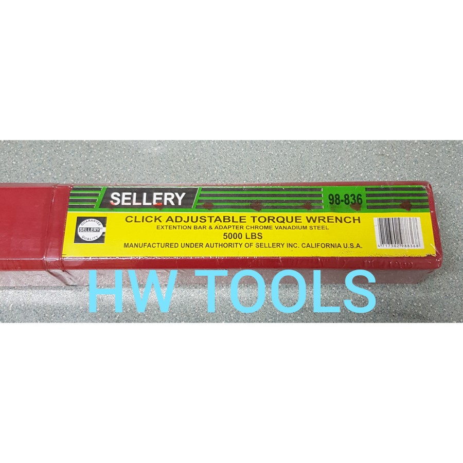 KUNCI TORSI 5000LBS KUNCI MOMEN 14-56KG TORQUE WRENCH 98-836 SELLERY