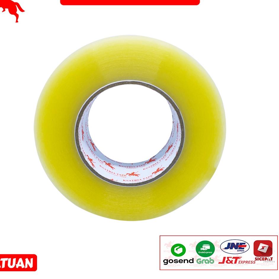 

Kualitas Premium Lakban OPP Tape / Lakban Bening KSATRIA Tape 300 Yard