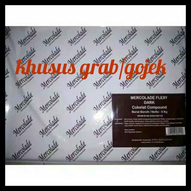 

TERBARUU!! mercolade flexy dark coklat compound 5kg PROMO