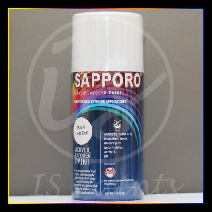 

SPECIAL Cat Aerosol Sapporo 7550M (Clear Doff) @ 300 cc Cat Spray