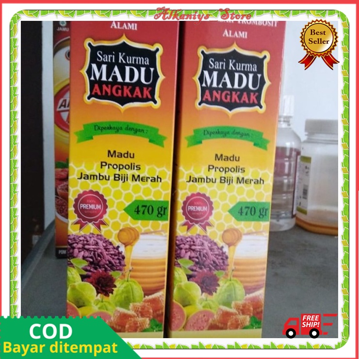 

Madu Propolis Asli Sari Kurma Madu Angkak Plus Propolis Jambu Biji Asli 470 gr Promo Terlaris