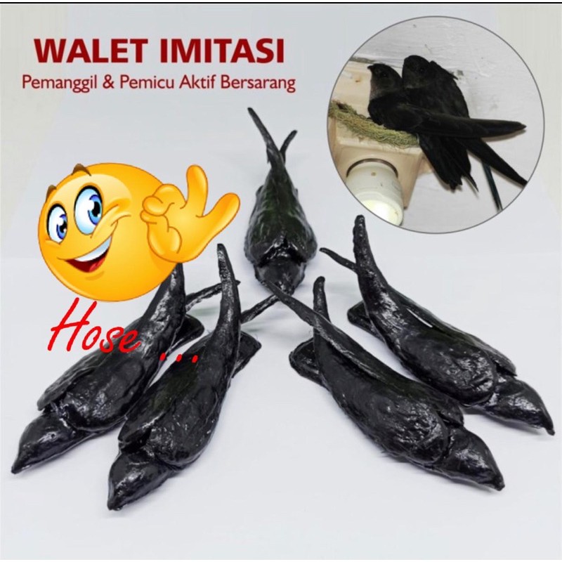 Burung Walet Imitasi seperti Aslinya /burung walet pancingan/walet palsu/ sarang Walet imitasi palsu
