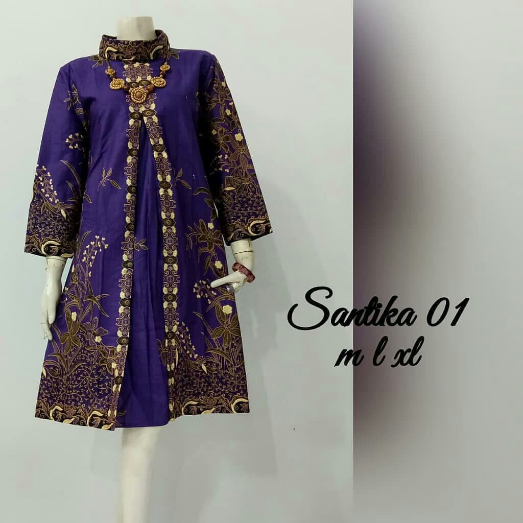 BATIK PEKALONGAN TUNIK UNGGUL JAYA SANTIKA ANNR