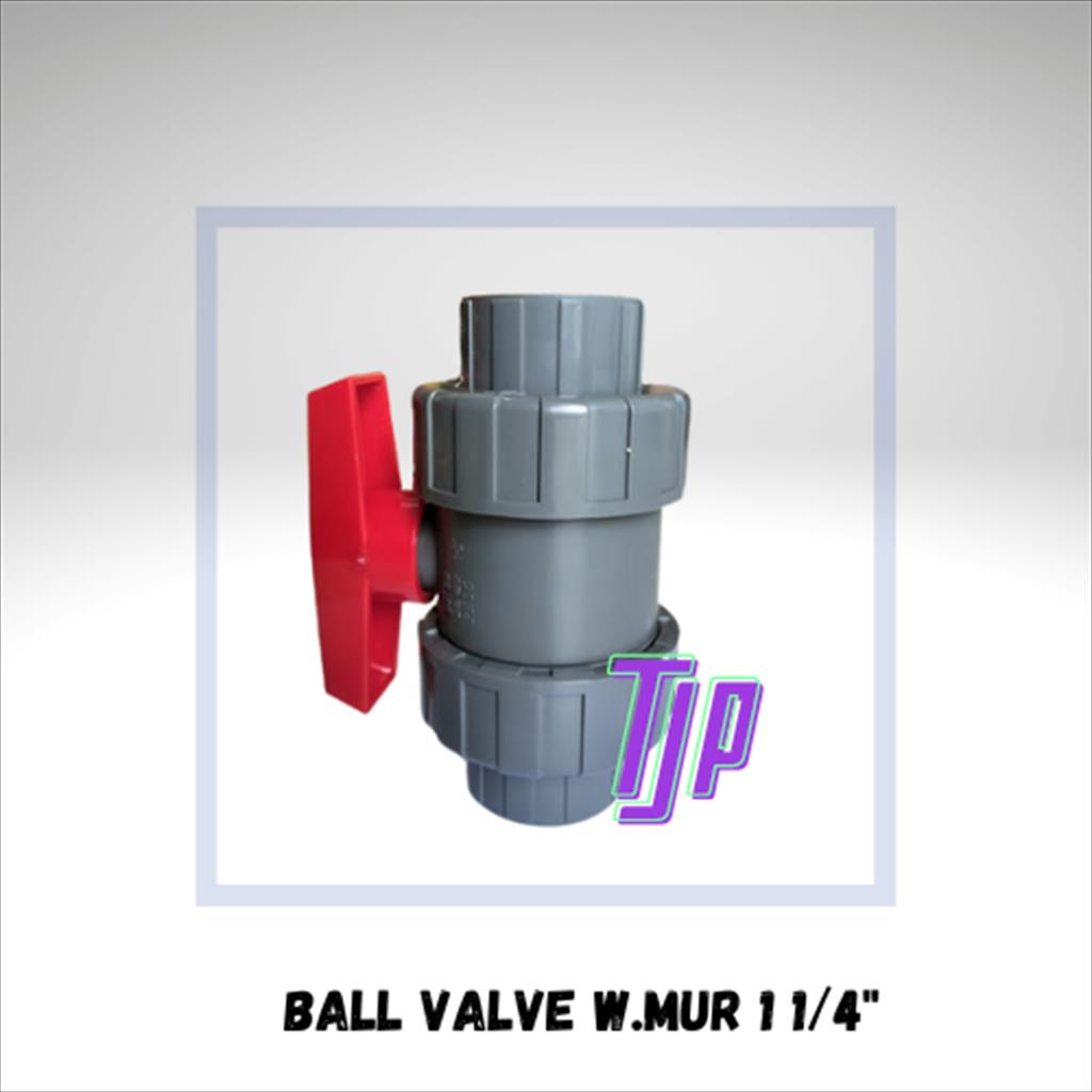 BALL VALVE WATER MUR ZUKI  1 1/4&quot;