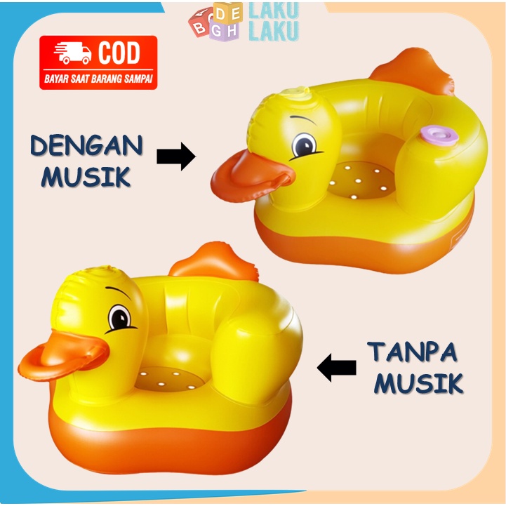 Harga Sofa Pompa Duduk Bayi - Motif Bebek Ada Musik