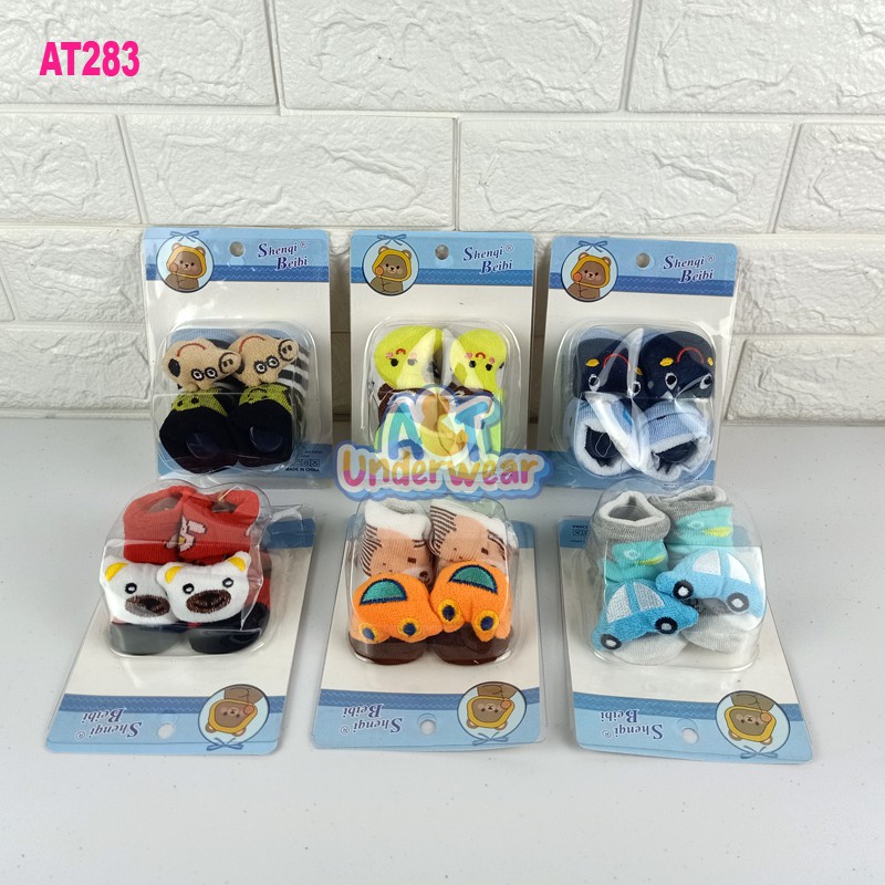 AT283-Kaos Kaki Bayi New Born Box/Kaos Kaki Bayi Boneka/Kaos kaki Bayi Baru Lahir