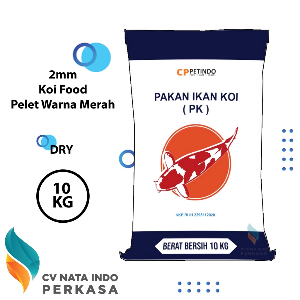 Pakan Ikan Koi PK-2 - Pakan Koi - Size 2 MM