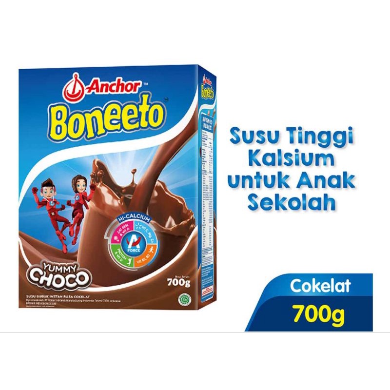 

Anchor Boneeto Yummy Choco Susu Bubuk 700 gram- Susu Bubuk Pertumbuhan Anak