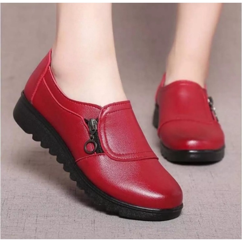 Sepatu Sleting Wanita Sepatu Lofers wanita/ Sepatu Wanita Sepatu docmart SANY / sepatu loafers wanita / sepatu fashion wanita / bisa cod / sepatu wanita