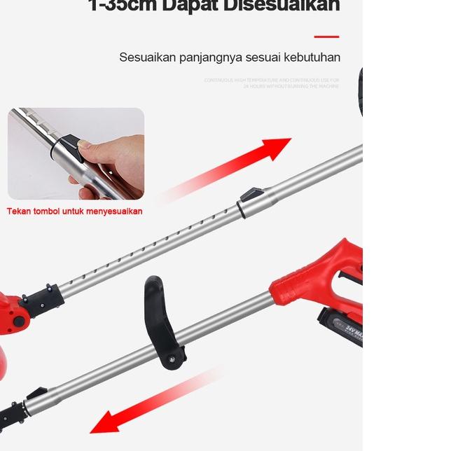 (RA-137)-Mesin potong rumput Baterai  Mesin pemotong rumput listrik elektrik firman portable gendong